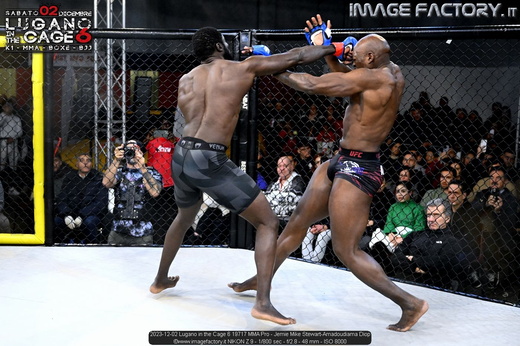 2023-12-02 Lugano in the Cage 6 19717 MMA Pro - Jemie Mike Stewart-Amadoudiama Diop